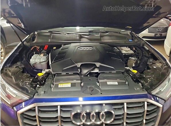 WA1LXAF72MD014929 2021 AUDI Q7 Синий Вид панели приборов