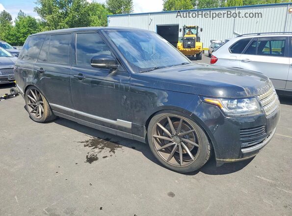 SALGS2PF2GA312655 2016 LAND ROVER RANGE Черный Вид спереди