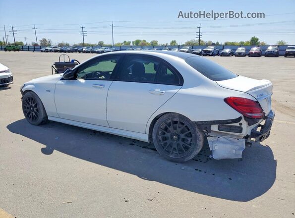 55SWF6EB7GU125822 2016 MERCEDES-BENZ C White Задня права чверть