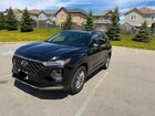 2019 Hyundai Santa Fe Se Черный vin: 5NMS2CAD1KH051421
