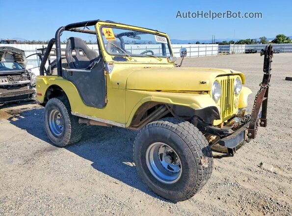 8305017364982 1970 JEEP CJ-5 Желтый Передняя правая четверть