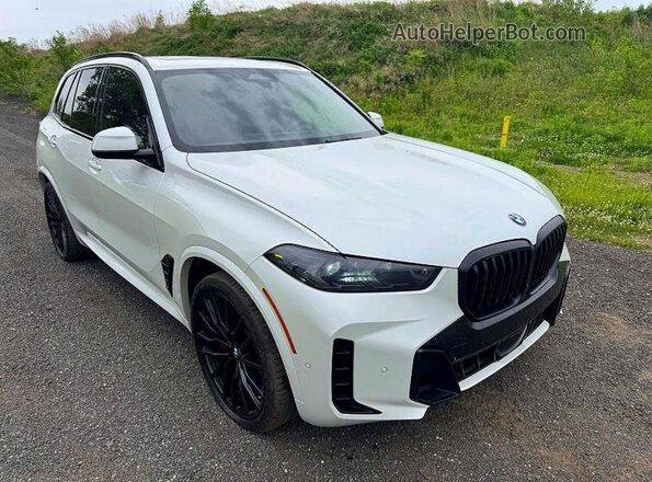 5UX23EU05R9T11163 2024 BMW X5 Белый Вид спереди
