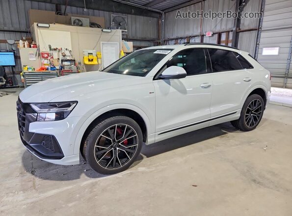 WA1EVBF1XND033763 2022 AUDI Q8 Белый Передняя левая четверть