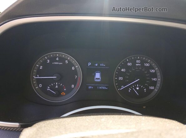 KM8J2CA46LU204201 2020 HYUNDAI TUCSON Черный Вид задних сидений