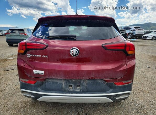 KL4MMCSL2PB145645 2023 BUICK ENCORE Burgundy Widok wnętrza z przodu