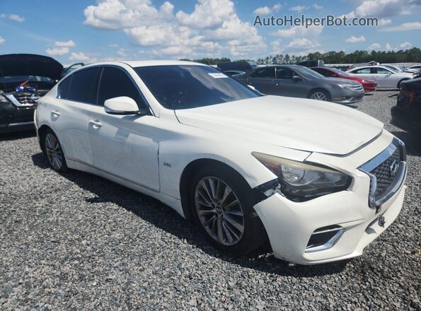 JN1EV7AP7JM359354 2018 INFINITI Q50 Белый Вид спереди