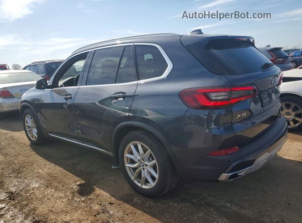 5UXTA6C09M9H21803 2021 BMW X5 Серый Задняя правая четверть