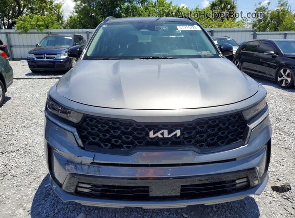 5XYRK4LFXPG191035 2023 KIA SORENTO Серый Вид сзади