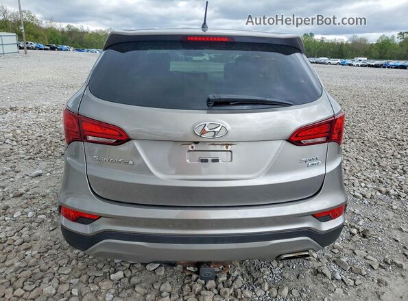 5XYZTDLB1JG513286 2018 HYUNDAI SANTA Серый Вид салона спереди