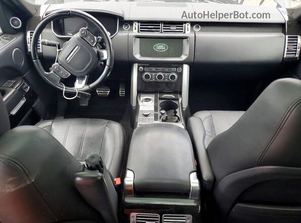 SALGS2FE6HA322518 2017 LAND ROVER RANGE Черный Вид щитка приборов