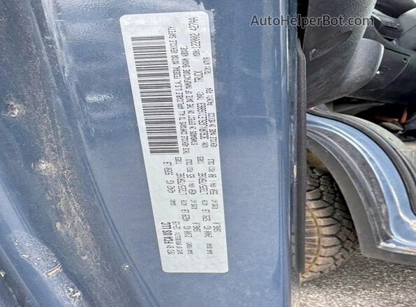 3C6URVJG5LE116863 2020 RAM PROMASTER Синий Вид задних сидений