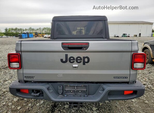 1C6HJTAG8LL147237 2020 JEEP GLADIATOR Серебряный Вид салона спереди