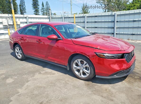 1HGCY1F24SA019752 2025 HONDA ACCORD Red Widok z przodu