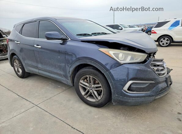 5XYZTDLB8HG414202 2017 HYUNDAI SANTA FE Серебряный Вид спереди