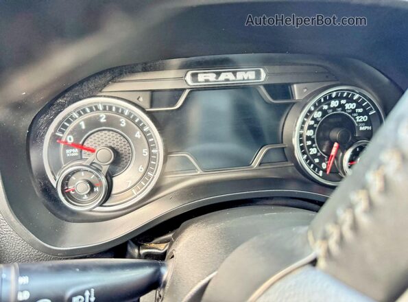 1C6RREBGXNN273503 2022 RAM 1500 Белый Вид щитка приборов