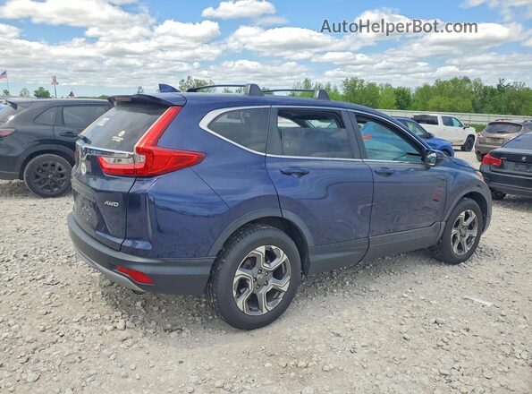 5J6RW2H81KA000995 2019 HONDA CR-V Blue Front right