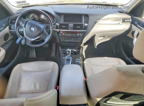 5UXWX9C51G0D67406 2016 BMW X3 Черный Вид щитка приборов