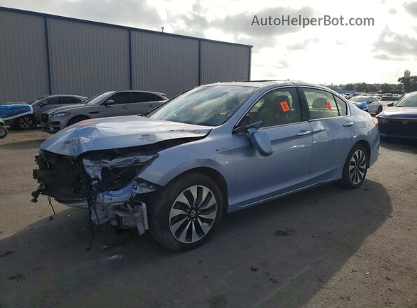 JHMCR6F56HC007858 2017 HONDA ACCORD Blue Vista tres cuartos delantera izquierda