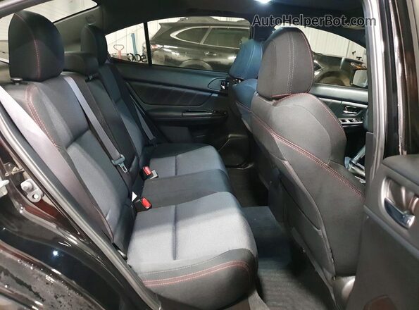 JF1VA1C60L9828595 2020 SUBARU WRX Черный Вид задней части салона
