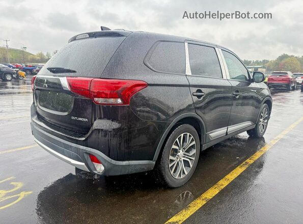 JA4AD2A3XJZ008823 2018 MITSUBISHI OUTLANDER Черный Передняя правая четверть