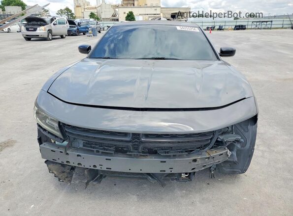 2C3CDXBG3KH715507 2019 DODGE CHARGER Серый Вид сзади