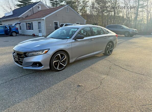 1HGCV3F24NA041730 2022 HONDA ACCORD Silver Задня ліва чверть
