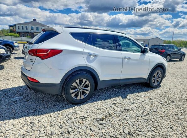 5XYZUDLB7GG343263 2016 HYUNDAI SANTA Белый Передняя правая четверть