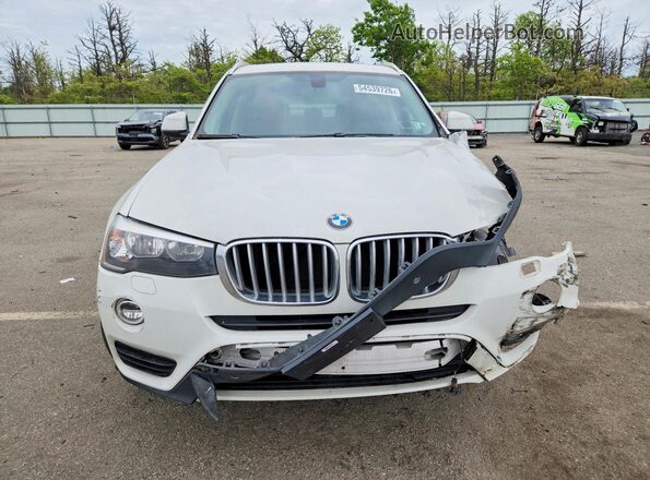 5UXWX9C33H0T25008 2017 BMW X3 Белый Вид сзади