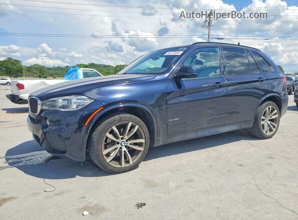 5UXKR0C59G0P29614 2016 BMW X5 Черный Передняя левая четверть