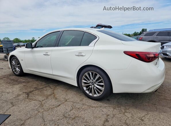 JN1EV7AR0JM443968 2018 INFINITI Q50 Белый Задняя правая четверть