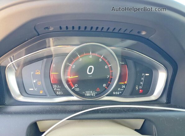 YV440MDK8G2844187 2016 VOLVO XC60 White Вид задніх сидінь
