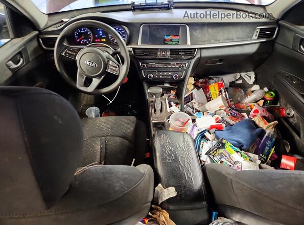 5XXGT4L32KG344191 2019 KIA OPTIMA Бордовый Вид щитка приборов
