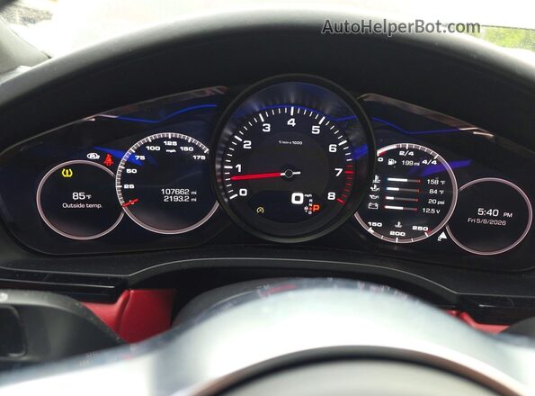WP1AA2AYXKDA09414 2019 PORSCHE CAYENNE Черный Вид щитка приборов