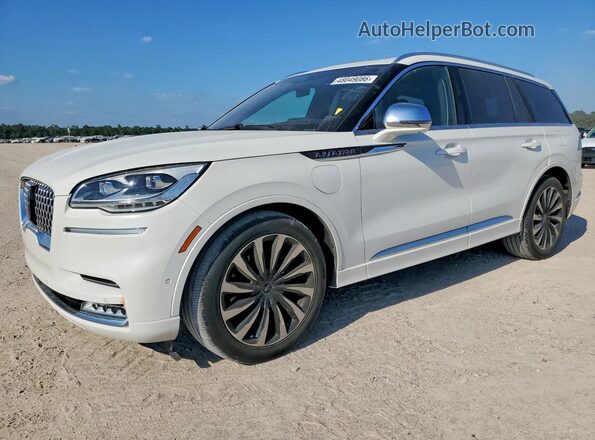 5LMYJ9YY7LGL15526 2020 LINCOLN AVIATOR Белый Передняя левая четверть