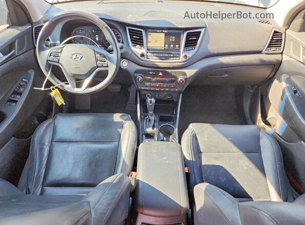 KM8J33A23GU239506 2016 HYUNDAI TUCSON Gray Vista del cuadro de instrumentos