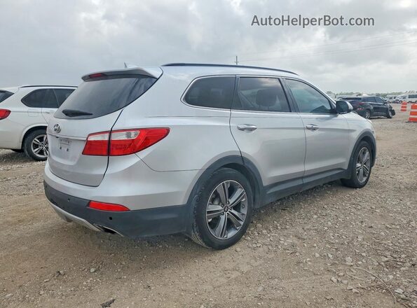 KM8SR4HF5GU156869 2016 HYUNDAI SANTA Серебряный Передняя правая четверть