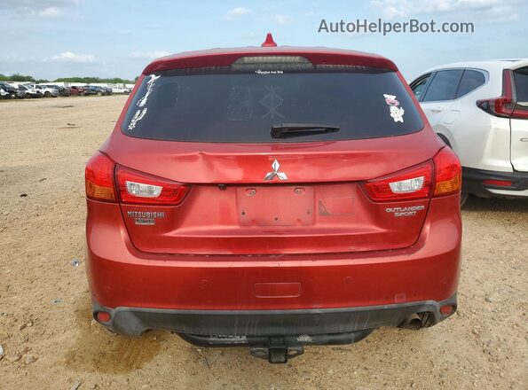 JA4AP3AU9HZ050352 2017 MITSUBISHI OUTLANDER Красный Вид салона спереди