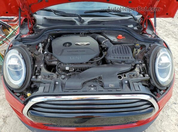 WMWXU1C52K2J01853 2019 MINI COOPER Red ძრავის განყოფილების ხედი