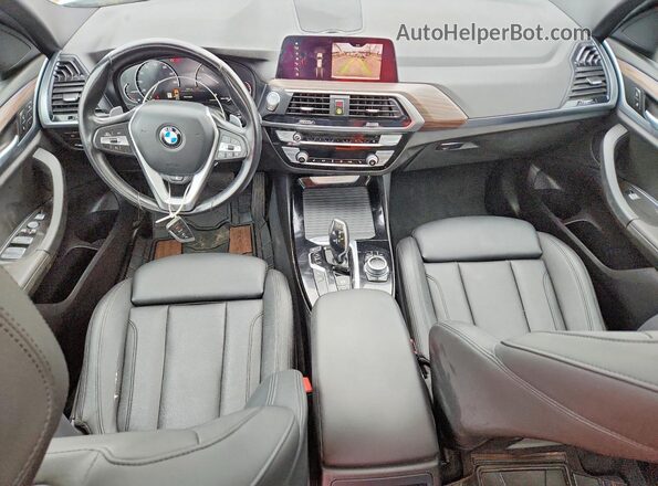 5UXTY5C00M9F64877 2021 BMW X3 Белый Вид щитка приборов