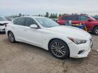 2018 Infiniti Q50 3.0t Luxe Белый vin: JN1EV7AR0JM443968