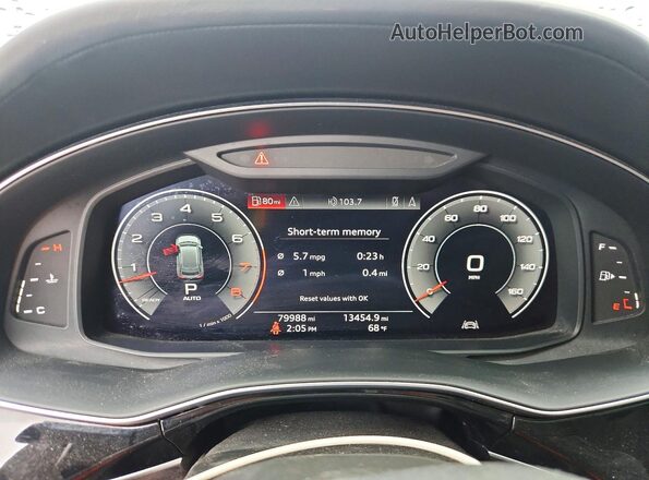 WA1FVAF13LD017724 2020 AUDI Q8 Black Вид задніх сидінь