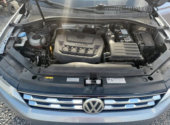 3VV1B7AX2KM187052 2019 VOLKSWAGEN TIGUAN Silver Vista de la etiqueta del VIN