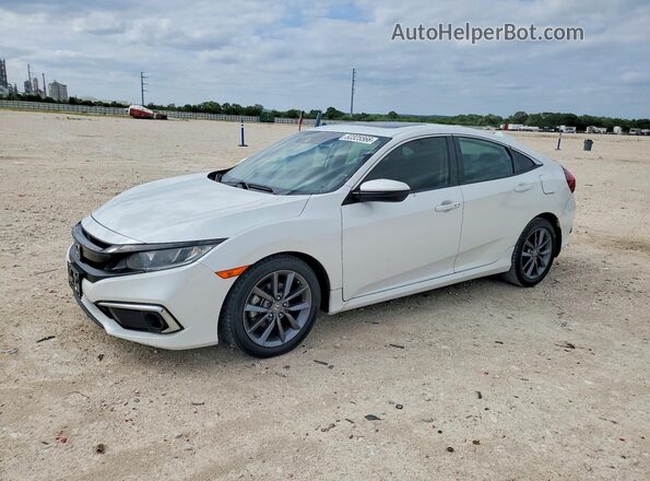 2HGFC1F31MH703571 2021 HONDA CIVIC White Առջևի ձախ երեք քառորդ տեսարան