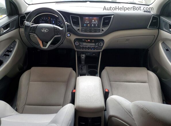 KM8J33AL5JU771016 2018 HYUNDAI TUCSON Белый Вид щитка приборов