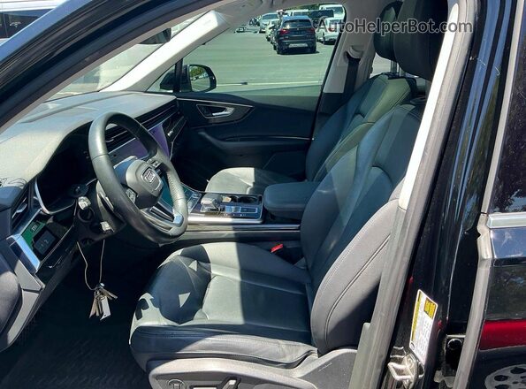 WA1AJAF77LD009152 2020 AUDI Q7 Black Widok z tyłu