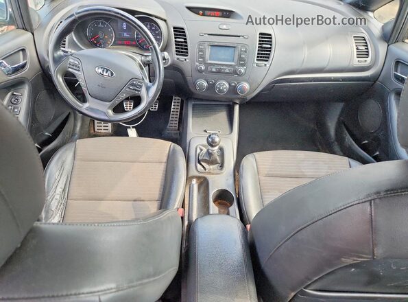 KNAFZ5A35G5592172 2016 KIA FORTE Серебряный Вид щитка приборов
