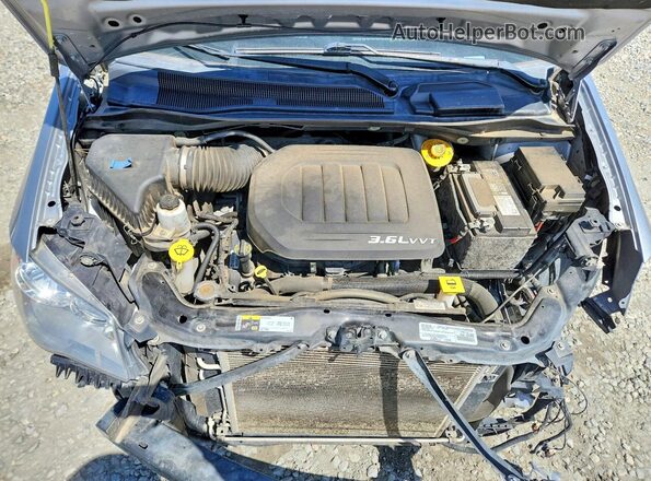 2C4RDGBG9JR296416 2018 DODGE GRAND Серебряный Вид наклейки с VIN-кодом