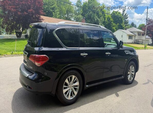 JN8AZ2NE9H9154342 2017 INFINITI QX80 Черный Вид спереди