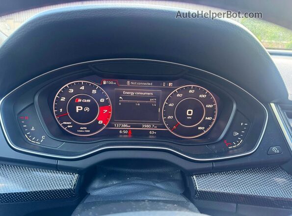 WA1C4AFY4K2020158 2019 AUDI SQ5 Black Dashboard view