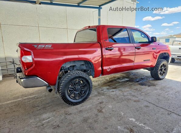 5TFEY5F16KX245780 2019 TOYOTA TUNDRA Red წინა მარჯვენა